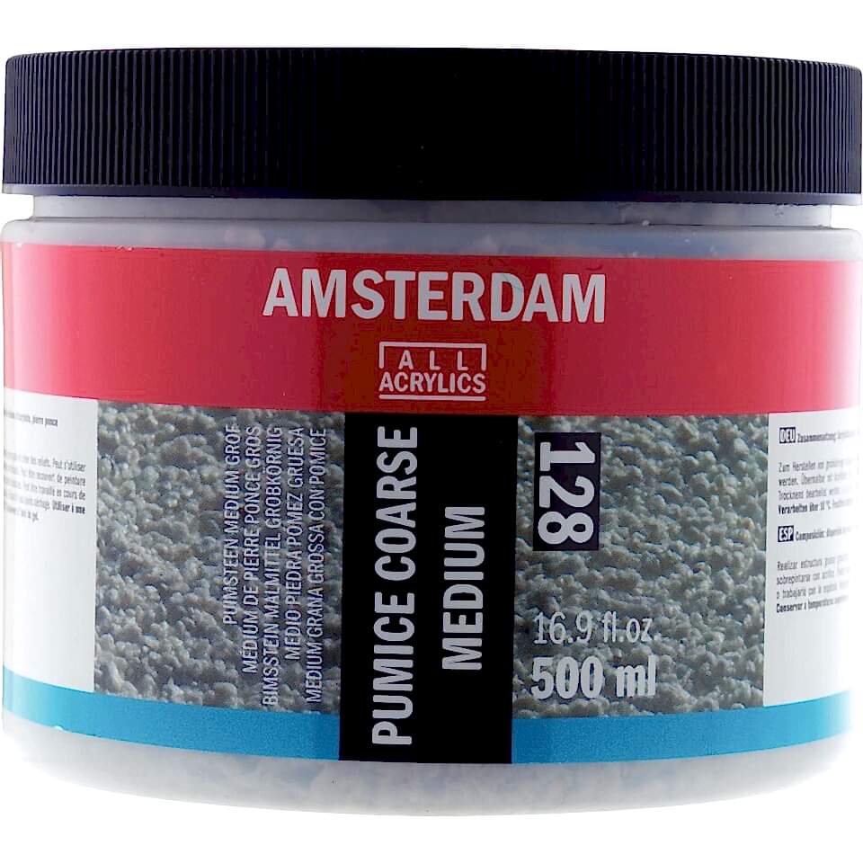 AMSTERDAM PUMICE COARSE MEDIUM 128 500ML (SÜNGERTAŞI KALIN GRENLİ)