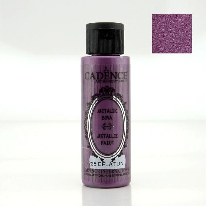 225 Eflatun 70ML Metalik Boya