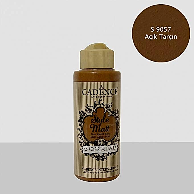 STYLE MAT AKRİLİK BOYA S-9057 AÇIK TARÇIN 120ML