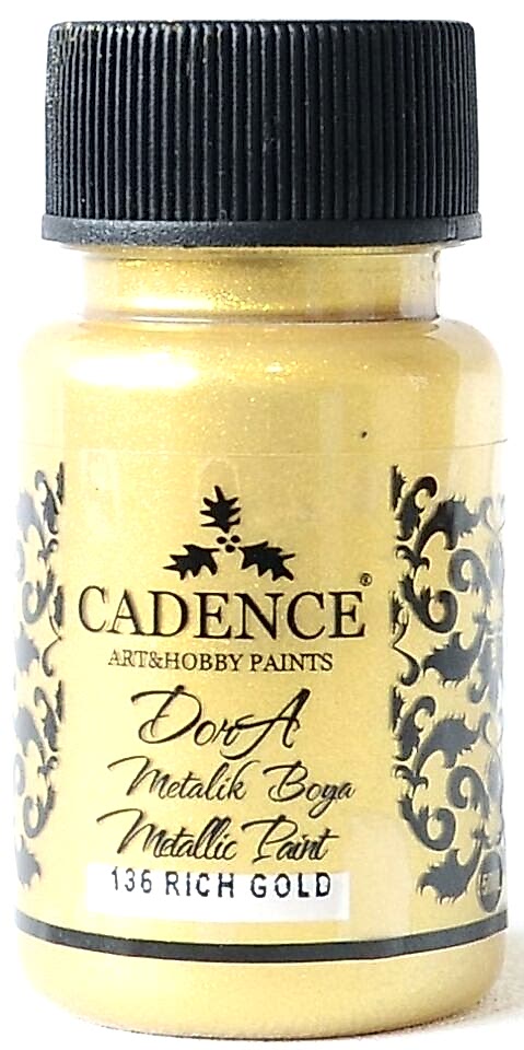 DORA METALİK BOYA 136 R. GOLD 50ML
