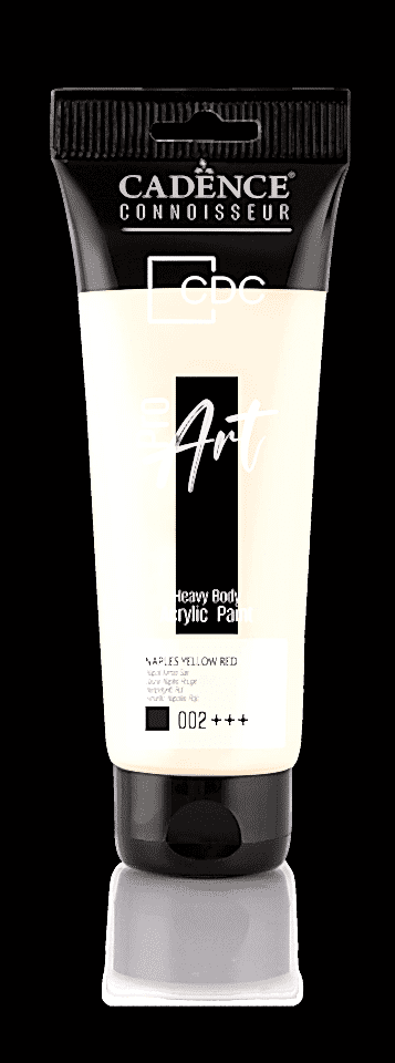 PROART HEAVY BODY AKRİLİK BOYA PR-002 NAPOLİ SARI KIRMIZI 120ML