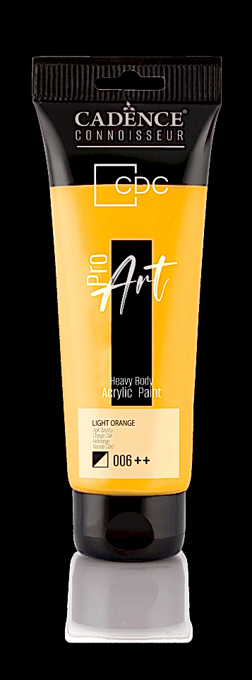 PROART HEAVY BODY AKRİLİK BOYA PR-006 AÇIK TURUNCU 120ML