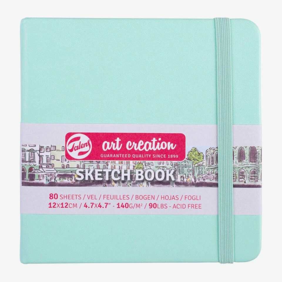 ART CREATION ESKİZ DEFTERİ 140 GR  12 X 12 CM NANE YEŞİLİ
