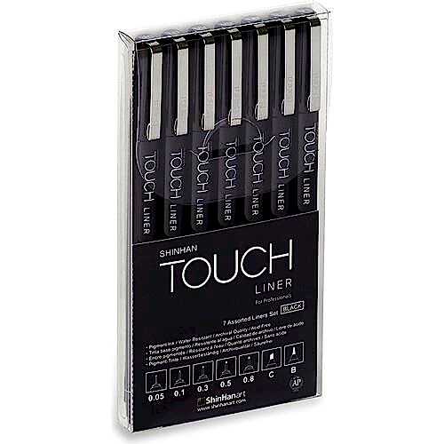 TOUCH LINER TEKNİK ÇİZİM KALEMİ SET 7'Lİ COLOR