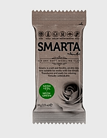 SMARTA HAVAYLA KURUYAN MODELLEME HAMURU NEON YEŞİL 100 GR
