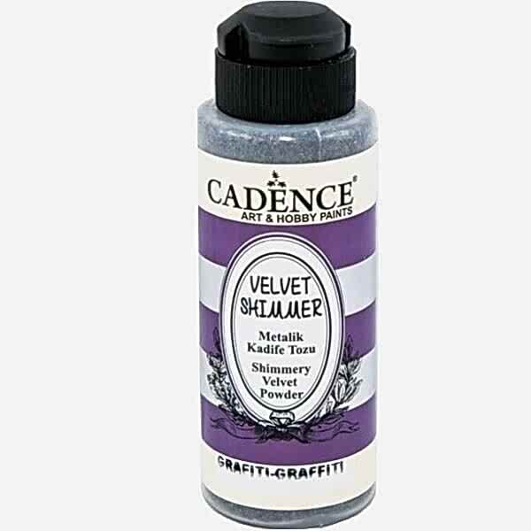 VELVET SHIMMER METALİK KADİFE TOZU VS-06 GRAFİTİ 120ML