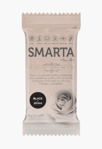 SMARTA HAVAYLA KURUYAN MODELLEME HAMURU SİYAH 100GR