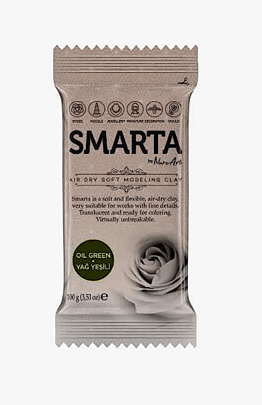 SMARTA HAVAYLA KURUYAN MODELLEME HAMURU YAĞ YEŞİLİ 100GR