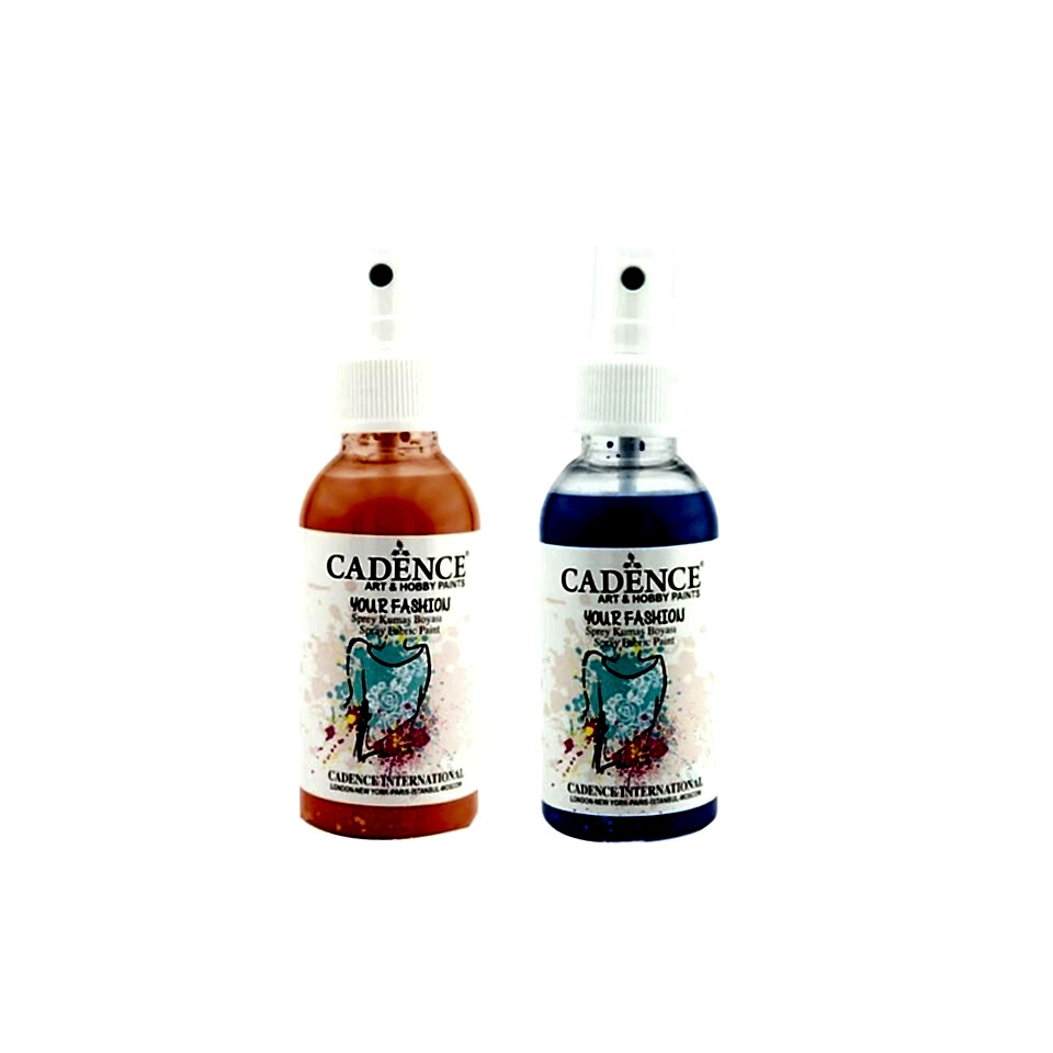 CADENCE SPREY KUMAŞ BOYASI 100ML 2Lİ SET