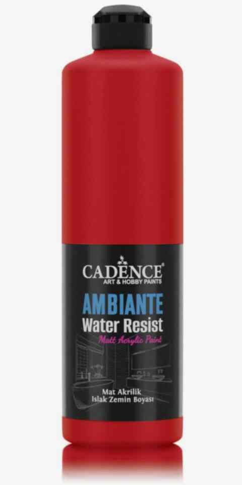 AMBIENTE SUYA DAY. AKR. BOYA AW-36 KIRMIZI 250ML + KATALİZÖR 10GR