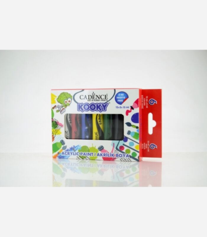 CADENCE KOOKY AKRİLİK 6'LI SET ( OPAK ) 15ML