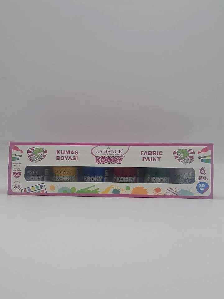 CADENCE KOOKY KUMAŞ BOYASI 6'LI 30ML