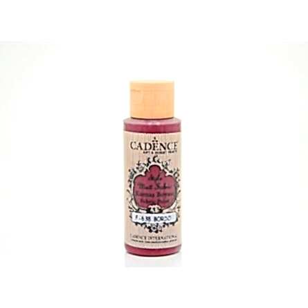 STYLE MATT KUMAŞ BOYA F-638 BORDO 59ML