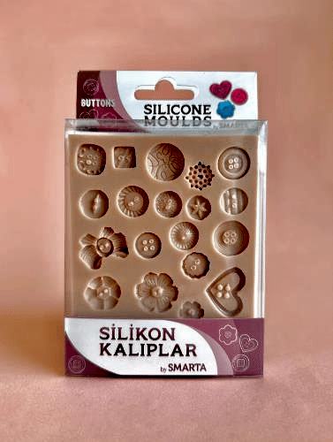 Smarta Silikon Kalıp-Düğmeler