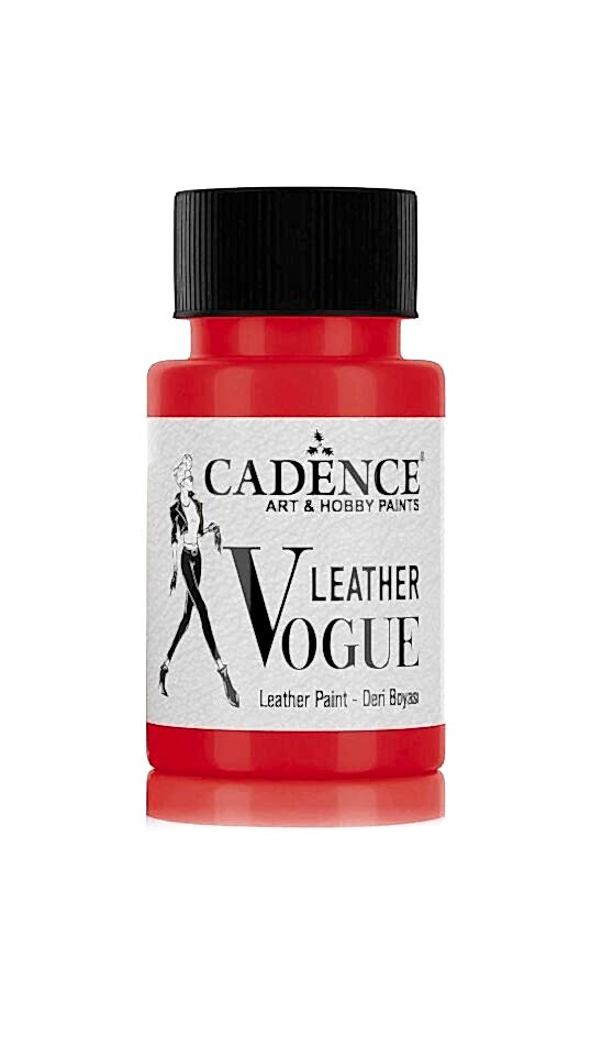 LEATHER VOGUE DERİ BOYASI LV-04 KIRMIZI 50 ML