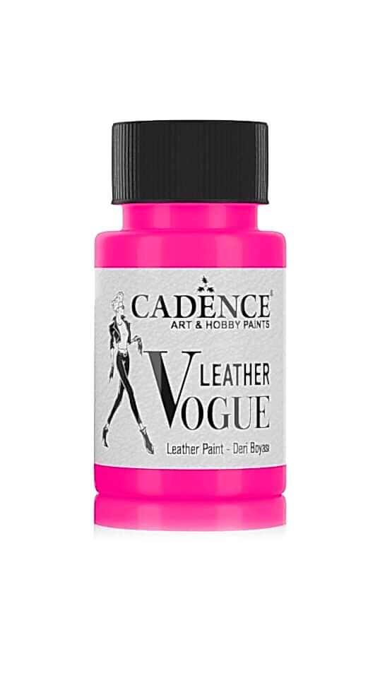 LEATHER VOGUE DERİ BOYASI LVF-03 FOSFORLU PEMBE 50ML