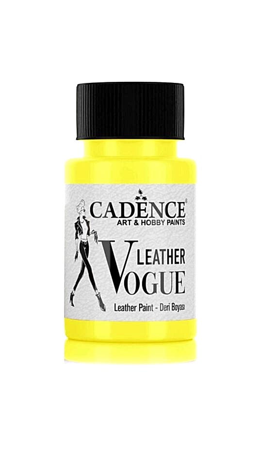 LEATHER VOGUE DERİ BOYASI LVF-01 FOSFORLU SARI 50ML