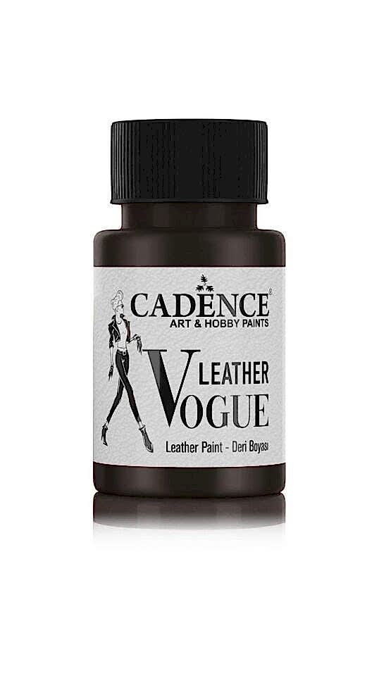 LEATHER VOGUE DERİ BOYASI METALİK LVM-09 SİYAH 50 ML