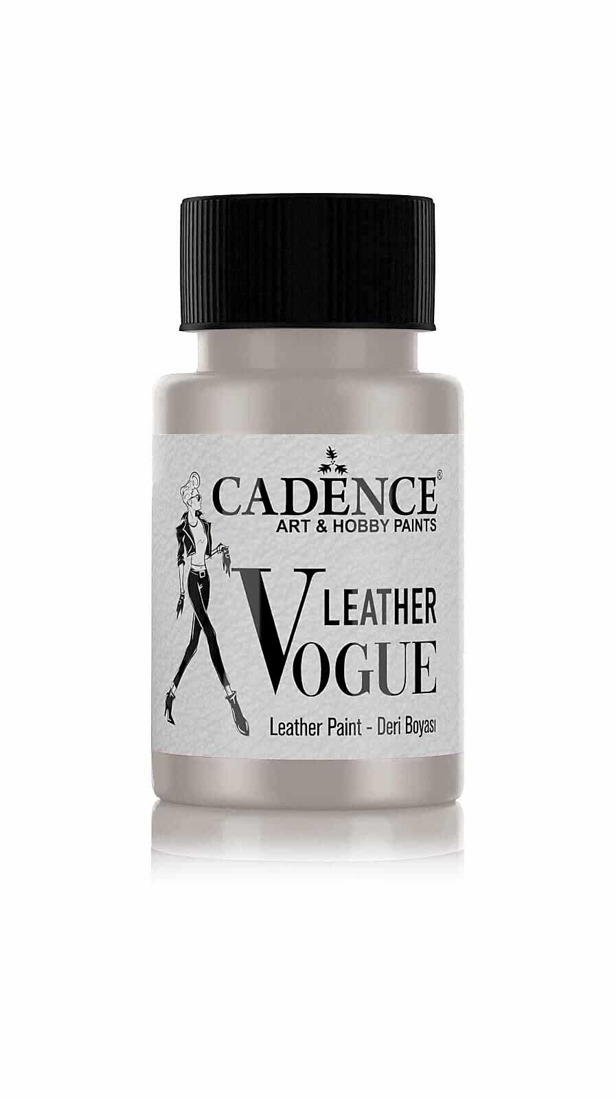 LEATHER VOGUE DERİ BOYASI METALİK LVM-07 GÜMÜŞ 50 ML