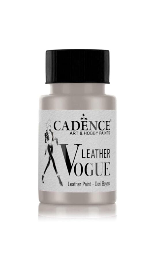 LEATHER VOGUE DERİ BOYASI METALİK LVM-07 GÜMÜŞ 50 ML