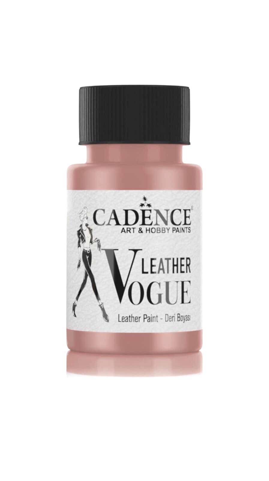LEATHER VOGUE DERİ BOYASI METALİK LVM-06 GÜL KURUSU 50 ML