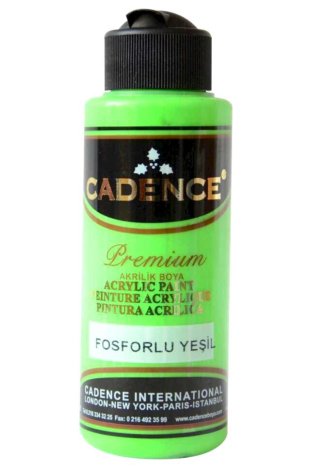 FOSFORLU PREMIUM AKRİLİK YEŞİL 120ML