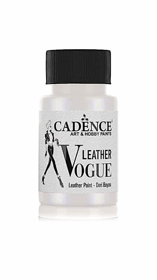 LEATHER VOGUE DERİ BOYASI METALİK LVM-01 İNCİ 50 ML