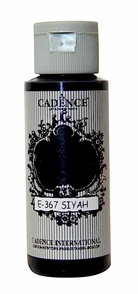ENAMEL CAM BOYASI E-367 SİYAH 59ML