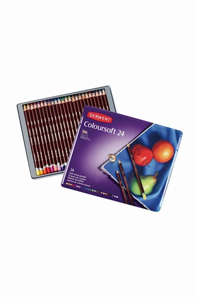 DERWENT COLOURSOFT 24'LÜ METAL KUTU