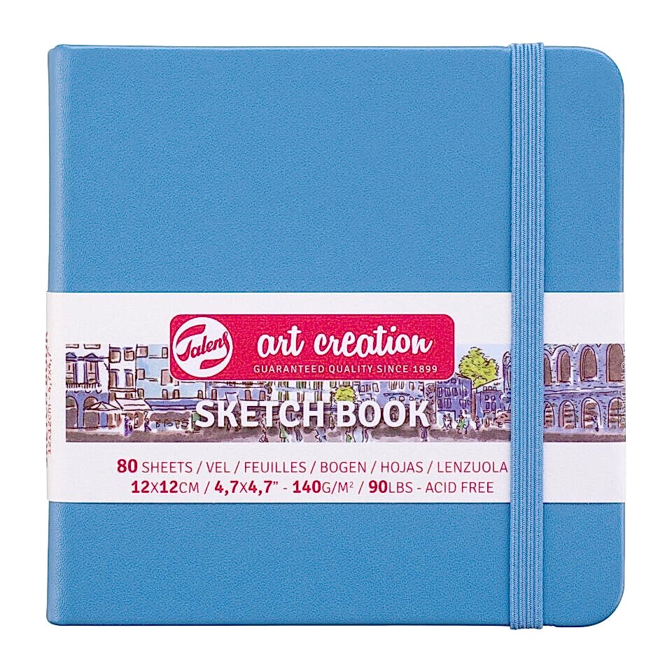 ART CREATION ESKİZ DEFTERİ 140 GR 12 X 12 CM MAVİ