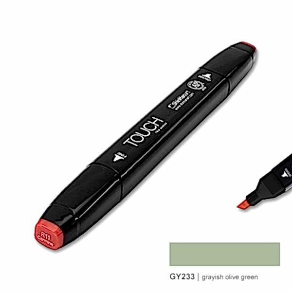 TOUCH TWIN MARKER GY233 GRAYISH OLIVE GREEN
