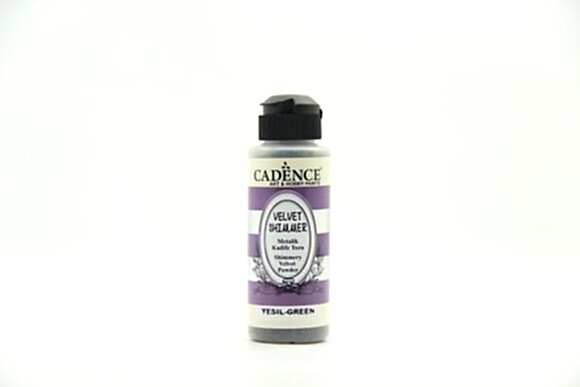 VELVET SHIMMER METALİK KADİFE TOZU VS-04 YEŞİL 120ML