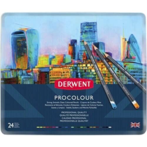 DERWENT PROCOLOUR 24'LÜ TENEKE KUTU