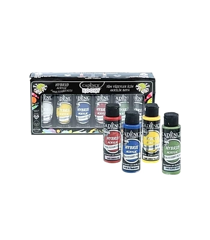 CADENCE KOOKY HYBRID AKRİLİK BOYA SET1 6X70ML