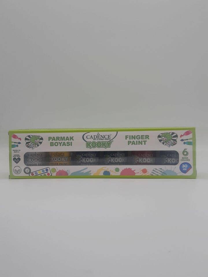 CADENCE KOOKY PARMAK BOYA 6'LI SET 30ML