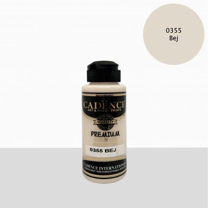 PREMIUM AKRİLİK BOYA 0355 BEJ 120ML