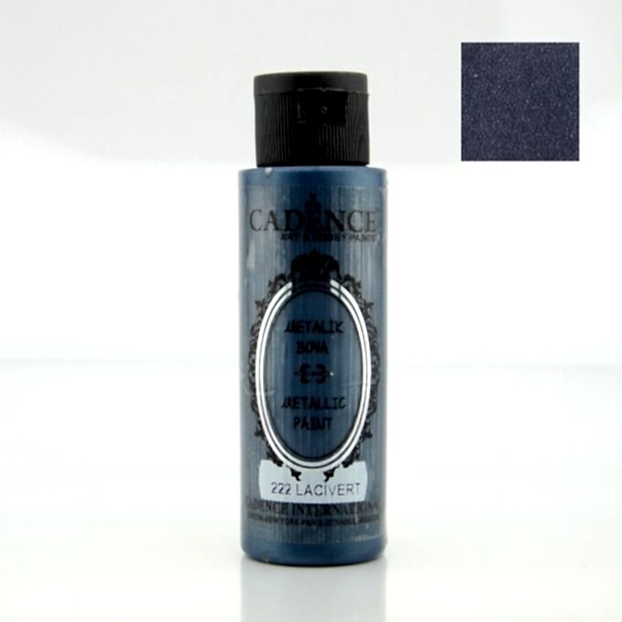 METALİK SEDEFLİ BOYA 222 LACİVERT 70ML
