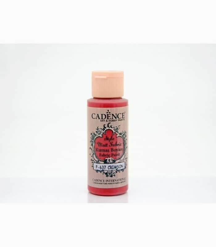 STYLE MATT KUMAŞ BOYA F-637 CRIMSON KIRMIZI 59ML
