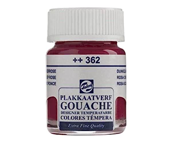 TALENS GOUACHE JAR 16ML DEEP ROSE