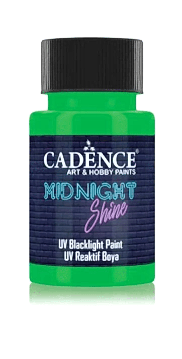 MIDNIGHT SHINE UV REAKTIF BOYA MS- 09 YEŞİL 50 ML