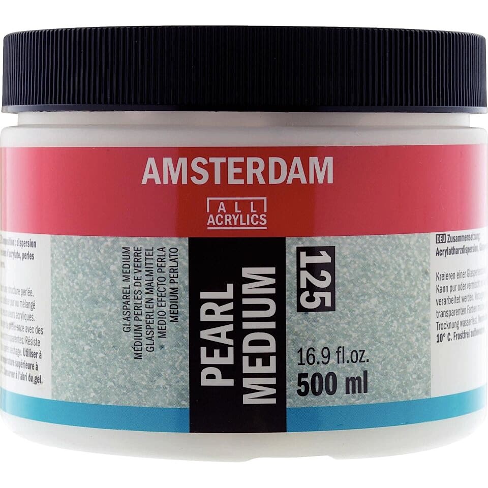 AMSTERDAM PEARL MEDIUM 125 500ML (İNCİ YÜZEY)