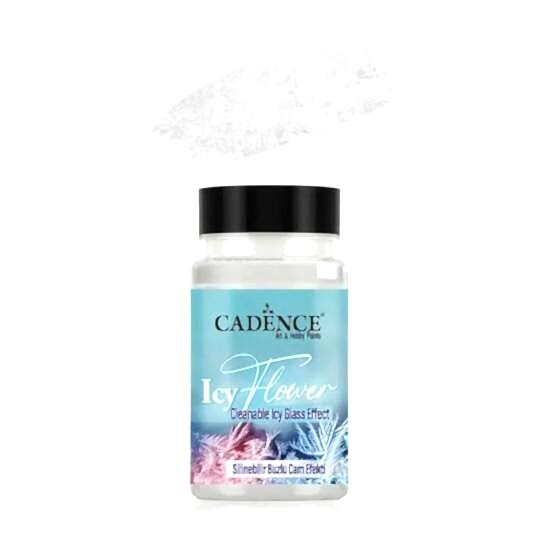 ICY FLOWER SİLİNEBİLİR BUZLU CAM EFEKTİ IF-01 BEYAZ 90ML