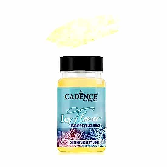 ICY FLOWER SİLİNEBİLİR BUZLU CAM EFEKTİ IF-02 SARI 90ML