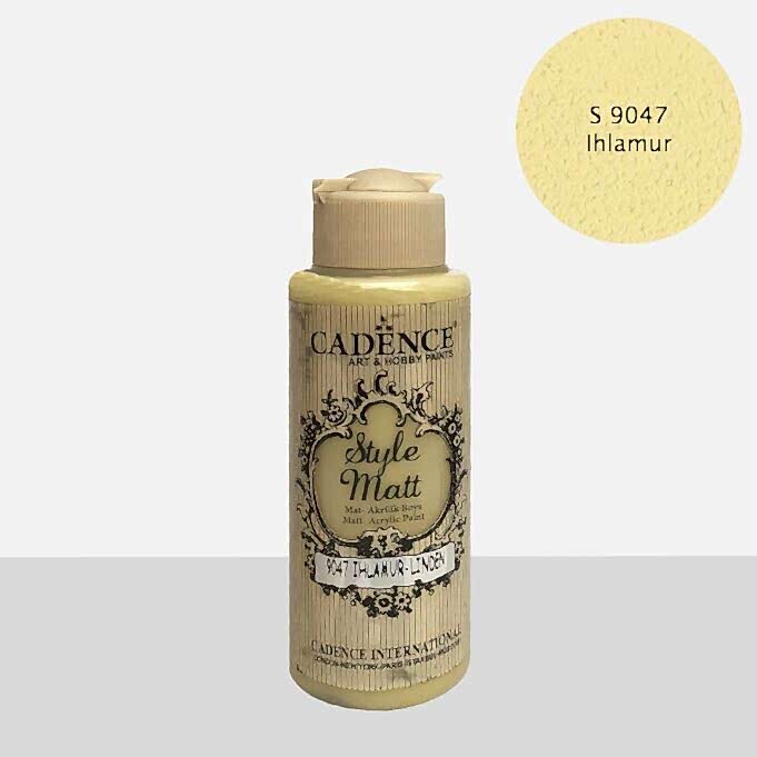 STYLE MAT AKRİLİK BOYA S-9047 IHLAMUR 120ML