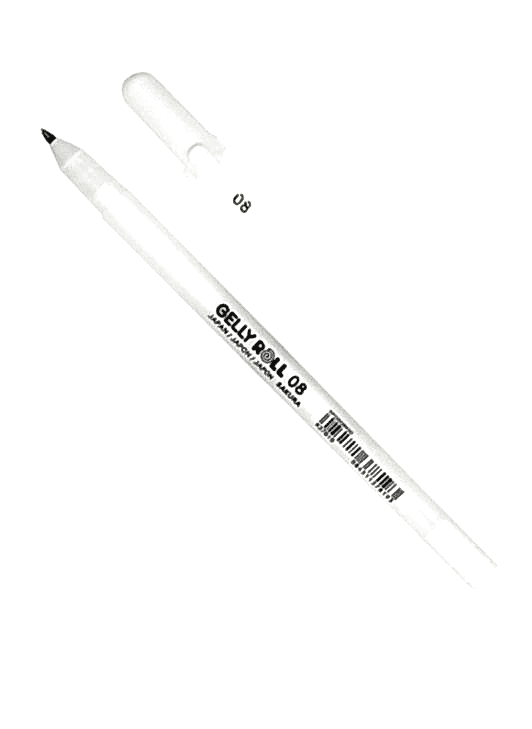 SAKURA GELLY ROLL BASIC MEDIUM 0.4MM BEYAZ (ORTA KALIN UÇ)