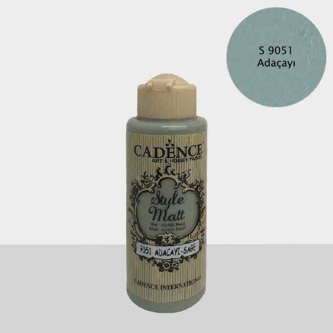 STYLE MAT AKRİLİK BOYA S-9051 ADAÇAYI 120ML