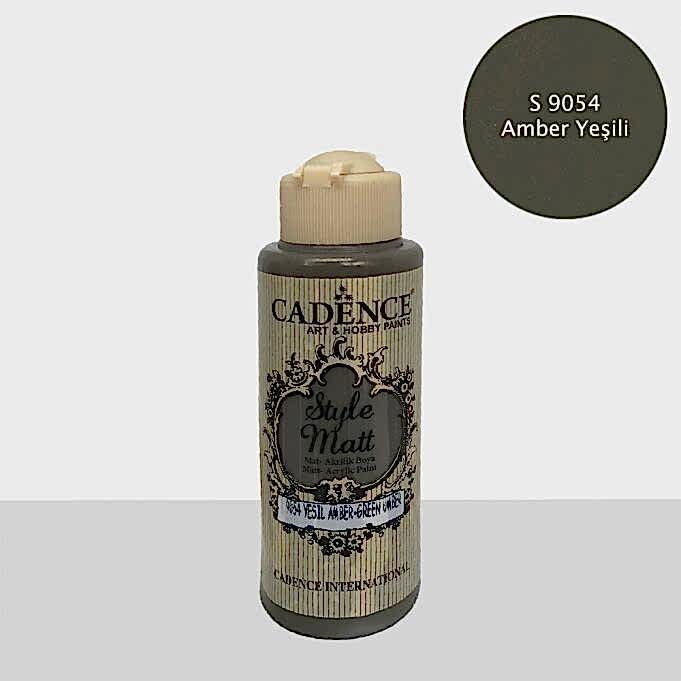 STYLE MAT AKRİLİK BOYA S-9054 YEŞİL AMBER 120ML