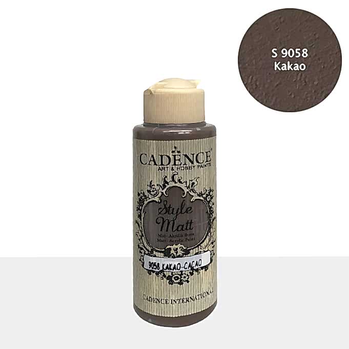 STYLE MAT AKRİLİK BOYA S-9058 KAKAO 120ML