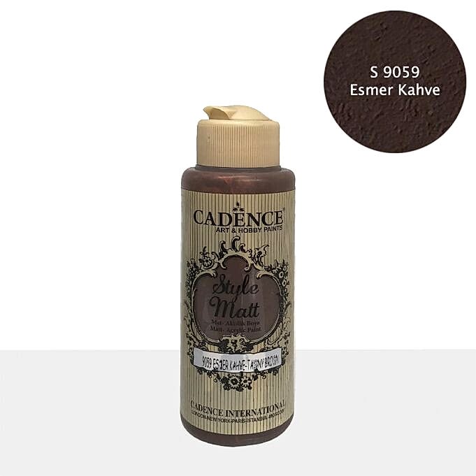 S9059 Esmer Kahve Mat Akrilik Boya