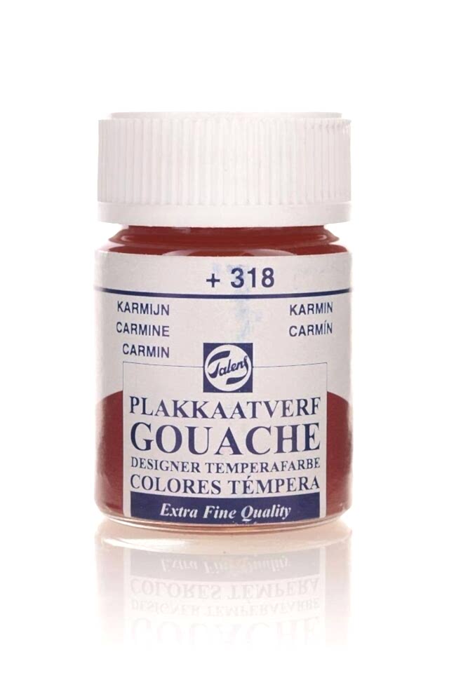 TALENS GOUACHE JAR 16ML CARMINE